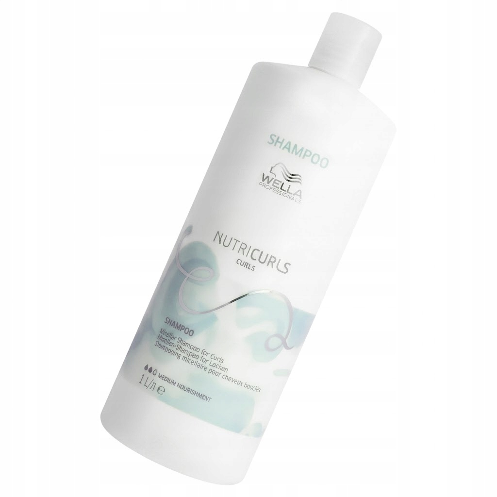 Wella Nutricurls Waves lekki odżywczy szampon włosów kręconych loków fal 1L
