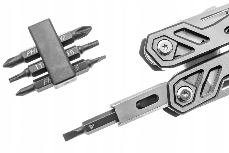 Multitool Narzędzie Wielofunkcyjne Dominator Bullet Ant BOX BITY PREZENT Długość po złożeniu 10.5 cm