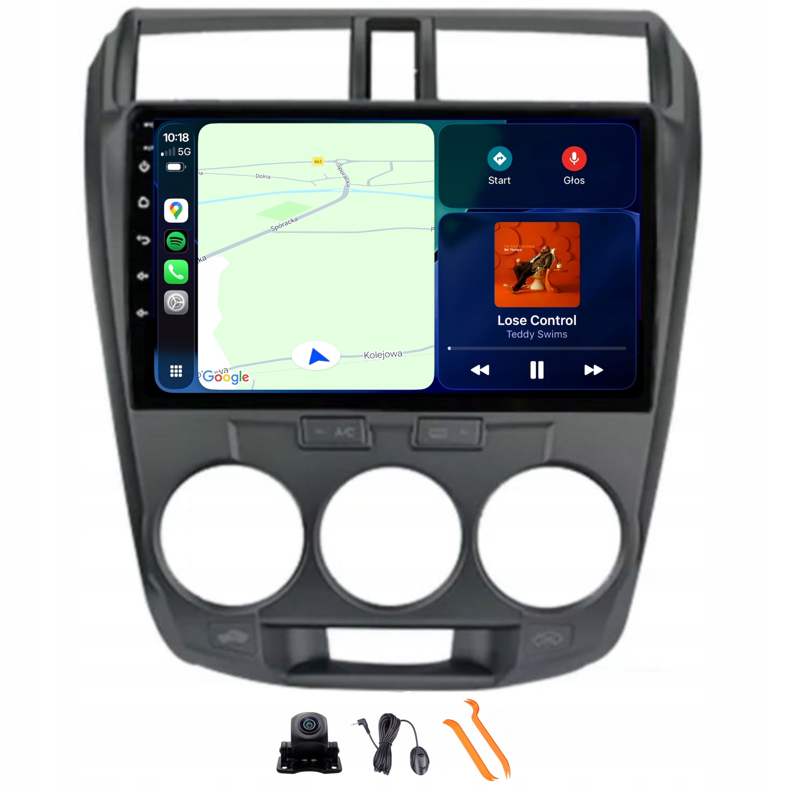 Rádio Android Navigácia Qled Carplay 64GB Lte Gps Dsp Honda City 08-14