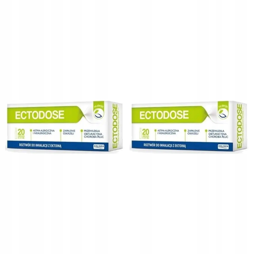 2x Ectodose, roztwór do inhalacji, 20 ampułek