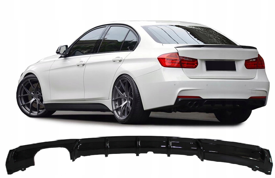 Difuzér Prídavok Spoiler Bmw F30 F31 Čierny Lesk