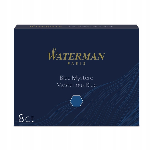 

Naboje Waterman a-8 czarno-niebieskie