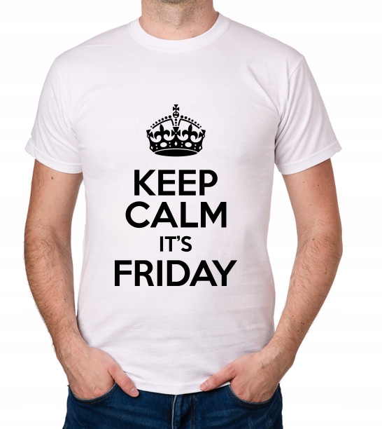 

koszulka Keep Calm It's Friday prezent