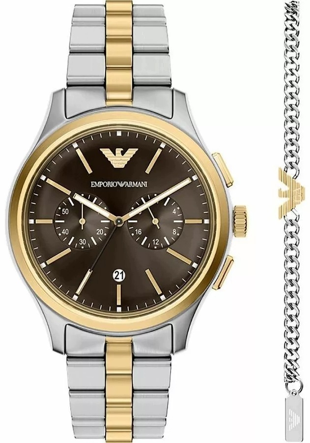 Zegarek Męski Emporio Armani Dario Chronograph AR80084SET Box