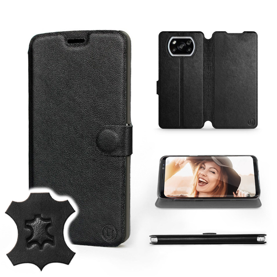 

Etui Mobiwear do Xiaomi Poco X3 Pro - Black Leathe