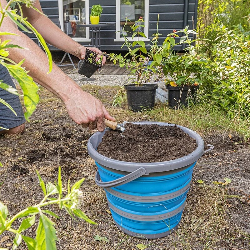 Wiadro składane 10 l Kształt okrągłe