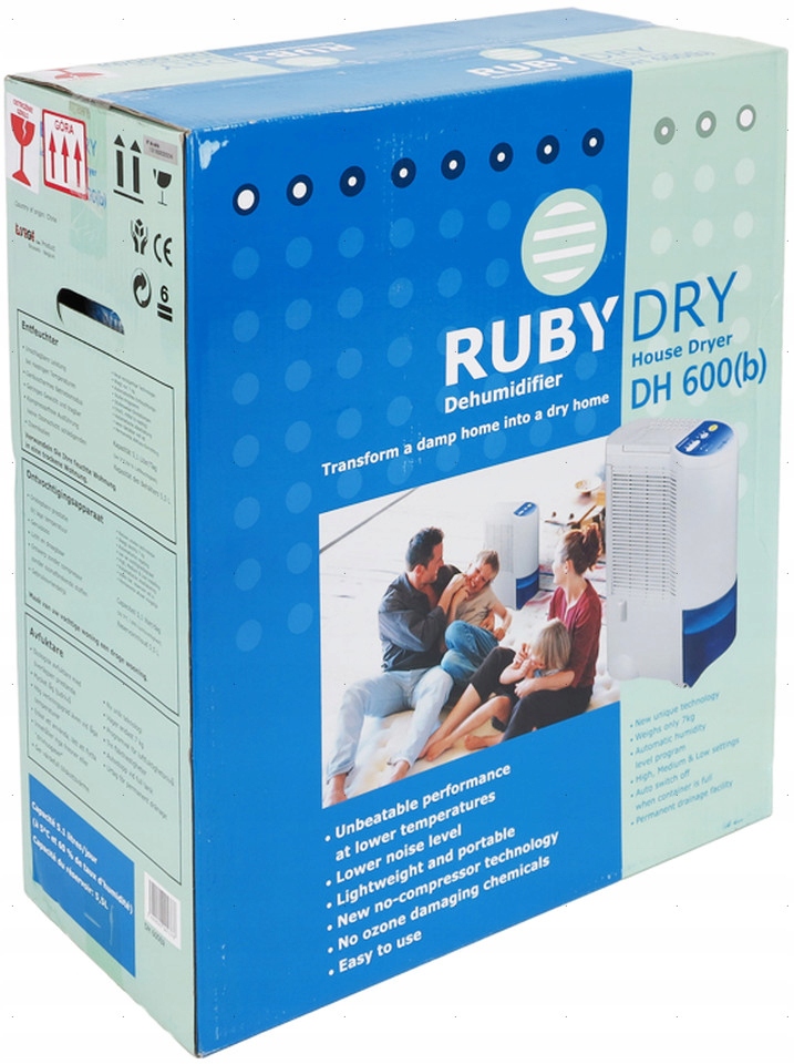 OSUSZACZ POWIETRZA RUBY DRY DH600 Waga 7 kg