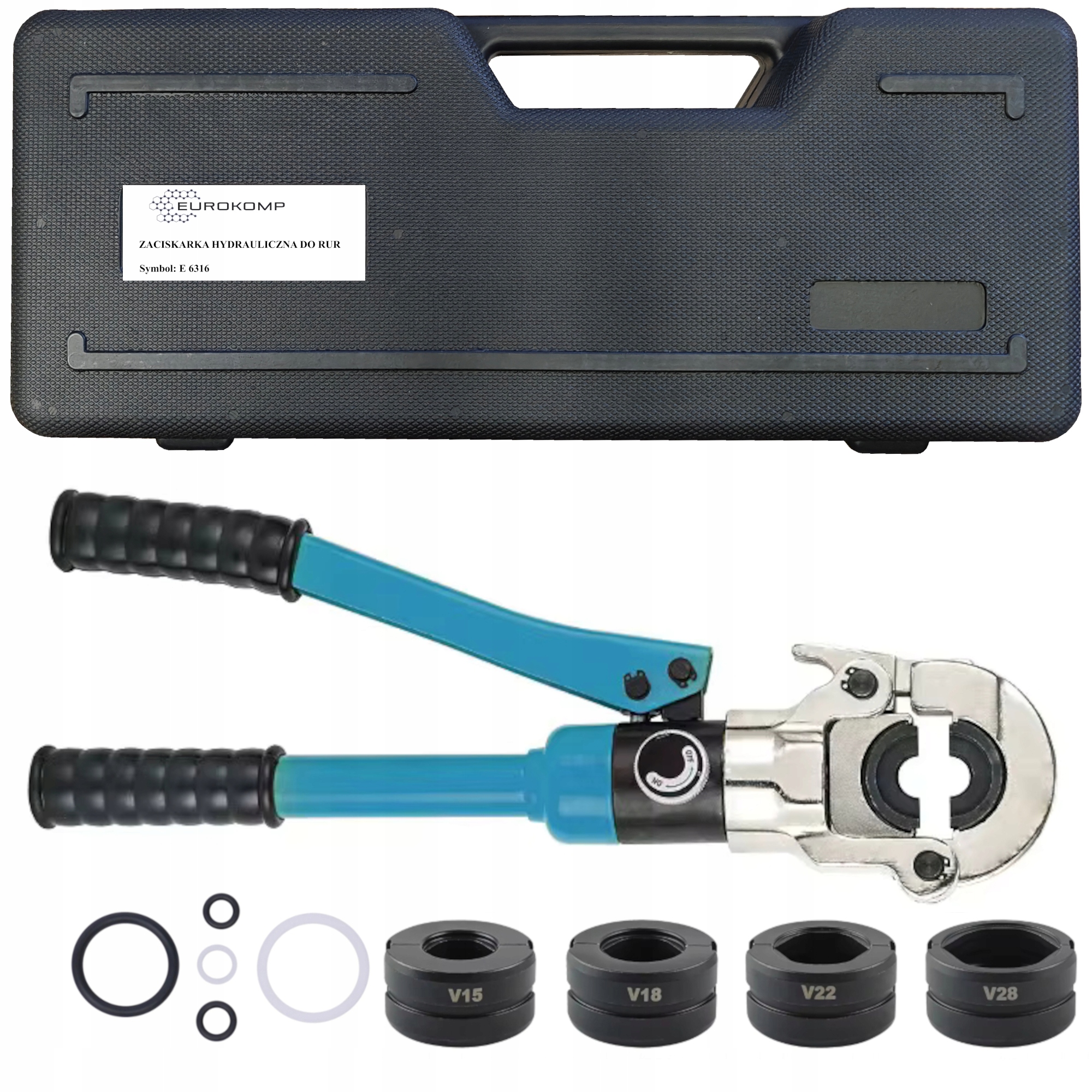 Hydraulická Upínačka Na Rúry lisovacie kliešte 4 Matrice V