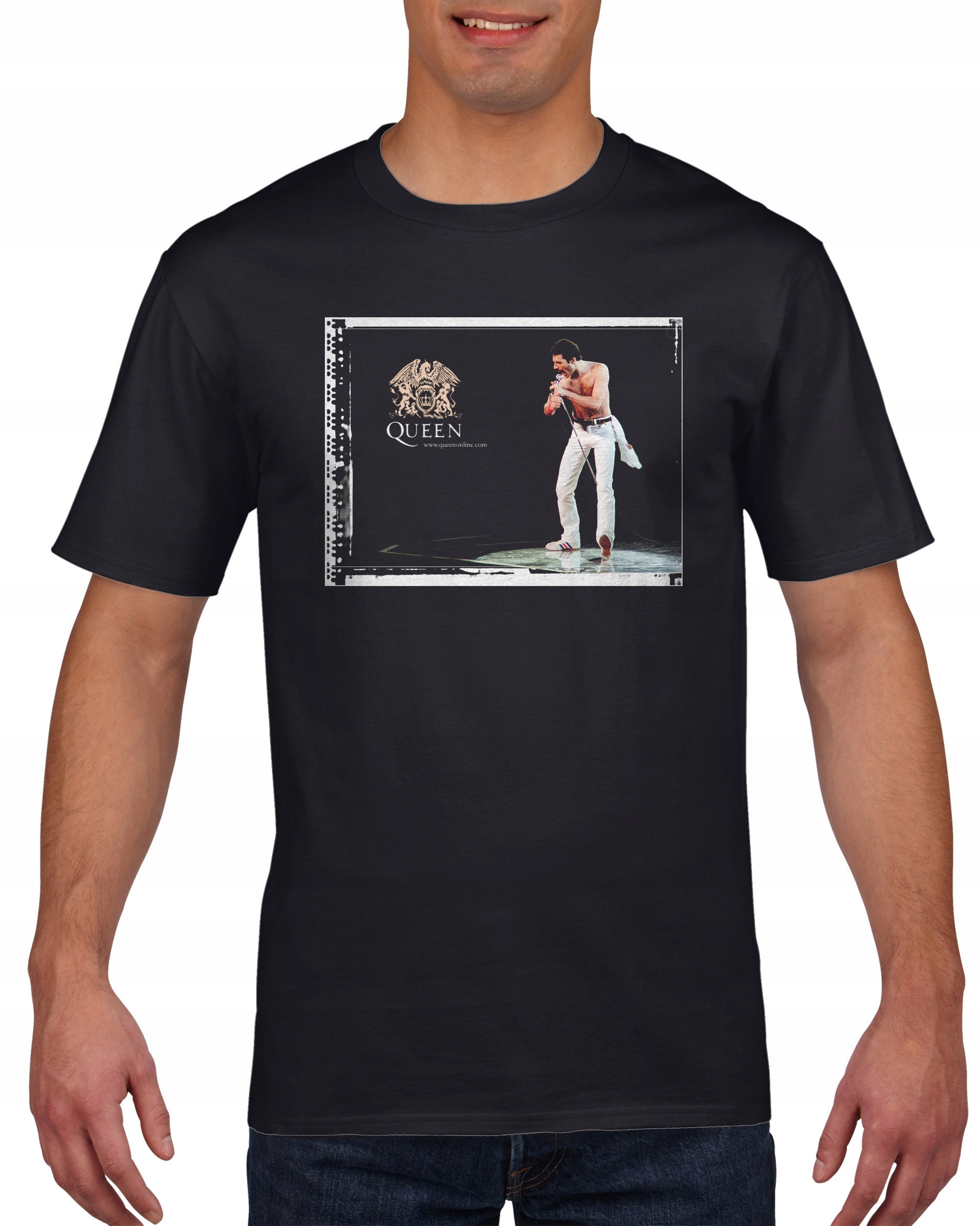 

Koszulka męska Queen Freddy Mercury c XL