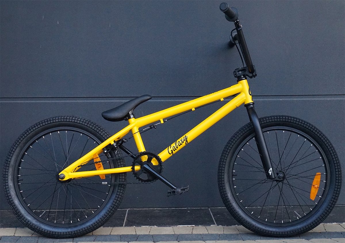 BMX GALAXY EARLY BIRD U-break żółty wyczynowy to trików koło 20" EAN (GTIN) 5902270867275