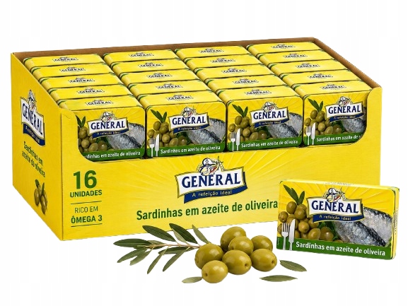Ramirez Duży Zestaw Portugalskich Sardynek W Oliwie Z Oliwek 16X125 g