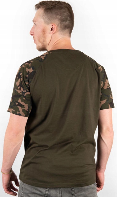 KOSZULKA T-SHIRT FOX REGLAN KHAKI COMO ROZMIAR XL Rękaw krótki rękaw