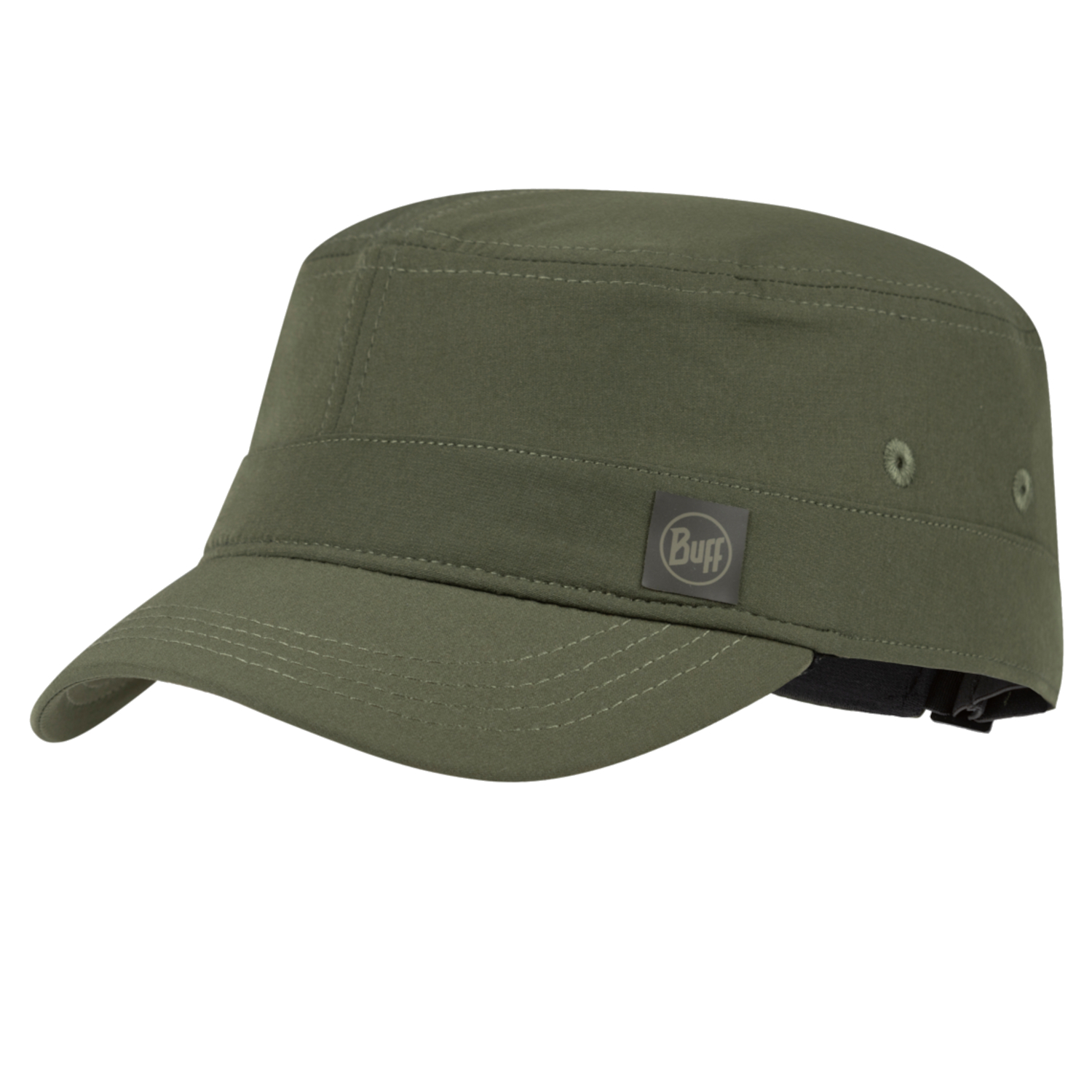 Buff Military Cap [L/XL] Čepice Unisex s kšiltem Nylon Zelená