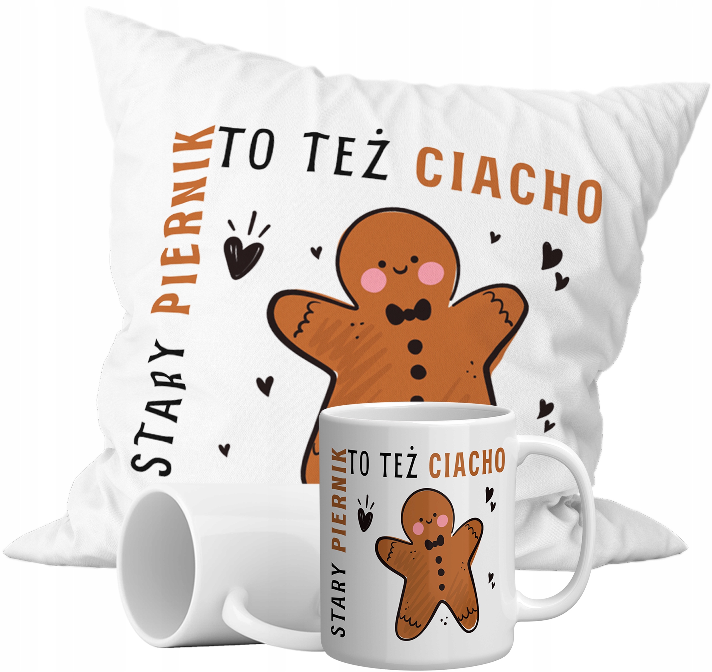 

Zestaw Kubek Poduszka Stary Piernik Ciacho