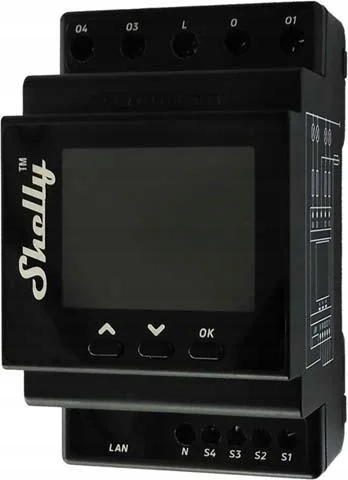 Shelly Pro 4PM Wifi 4-KANAŁOWY Inteligentny Przekaźnik Na Szynę Din 240V