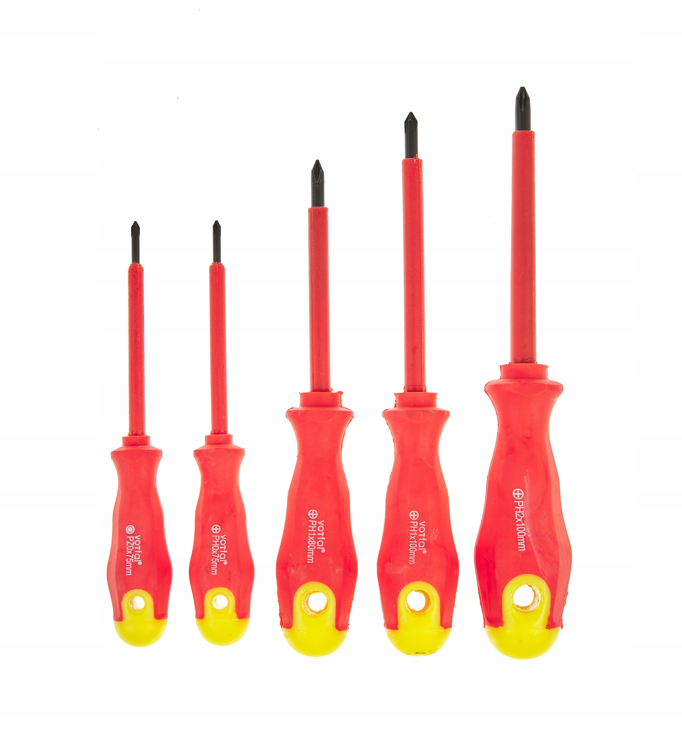 ZESTAW WKRĘTAKÓW WKRĘTAK ŚRUBOKRĘTY IZOLOWANE 11 EL Marka Vorfal