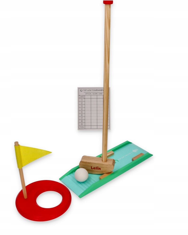 Mini golf Zręcznościowa Gra ogrodowa dla dzieci Drewniana Lelin Wysokość produktu 62 cm