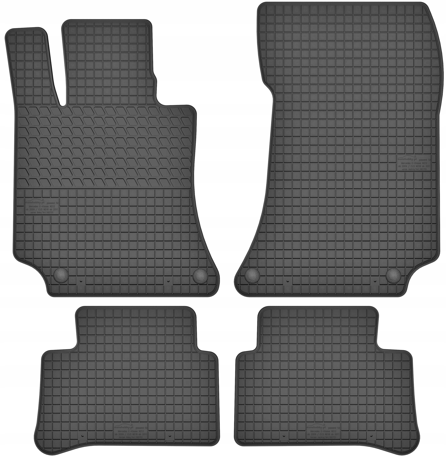 Mercedes КЛС W218 2011-2018 Килимки резинові
