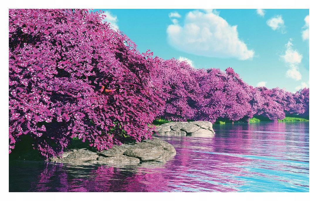 Fototapeta Kvetoucí Višeň Příroda Relaxace 254x184 vinylová lepidlo