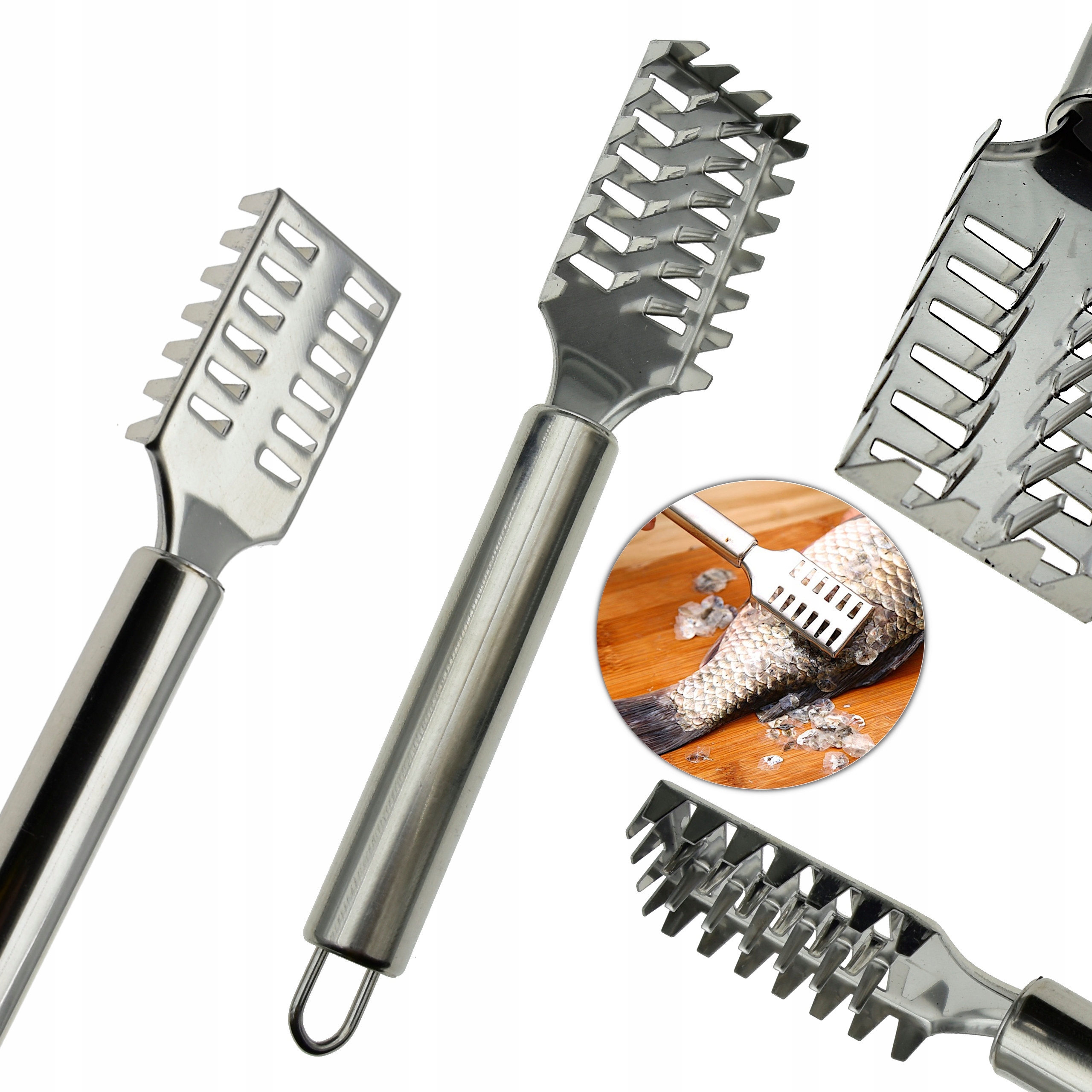 Skrobaczka Do Ryb Wędkarska Skrobak Tarka Metalowa Obierak Obieraczka