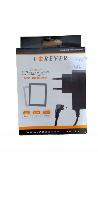 ŁADOWARKA SIECIOWA DO TABLETÓW 2A Wtyk 2.5mm Blow Overmax