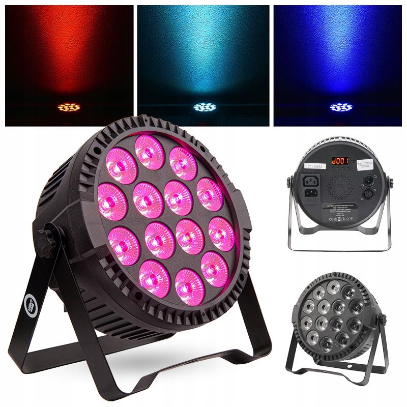 REFLEKTOR SCENICZNY PAR LED OPRAWA OŚWIETLENIOWA LIGHT4ME PAR RGBW 14x10