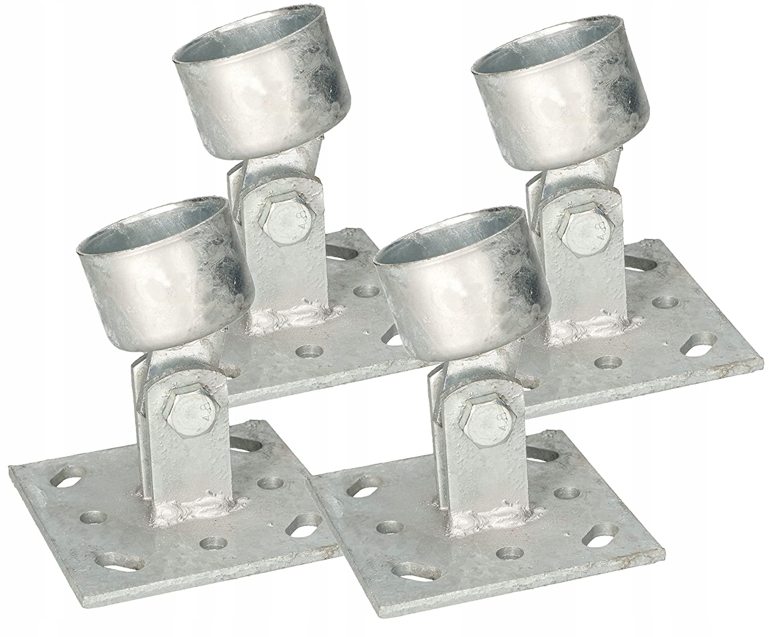 4X PODSTAWA SŁUPA REGULOWANA KOTWA WSPORNIK FI 48