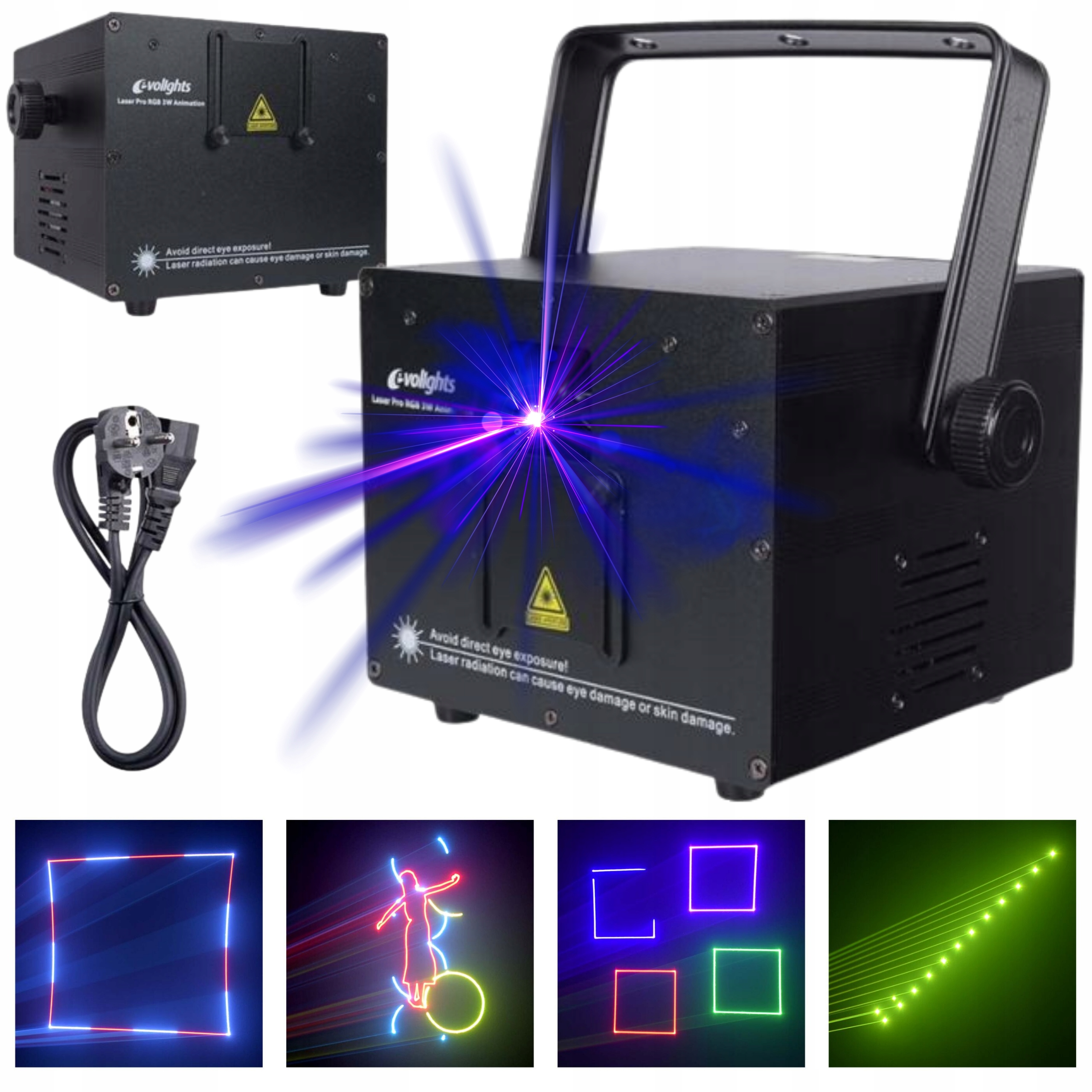 Laserový Projektor Rgb Animation jevištní diskotékový výkonný