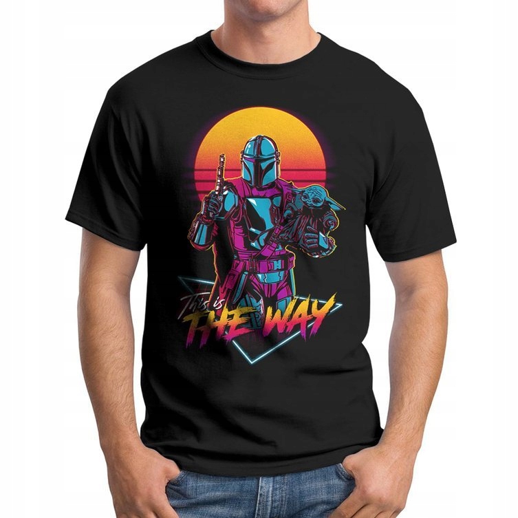 

Koszulka T-Shirt Funky Mandalorian Yoda S