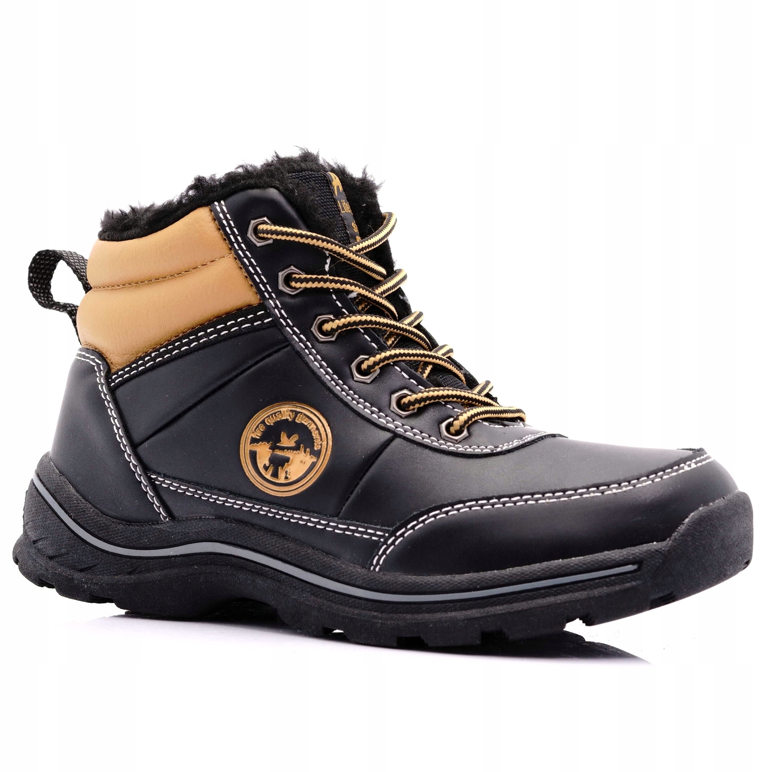 

Buty Zimowe Trzewiki Chłopięce American ES46 35