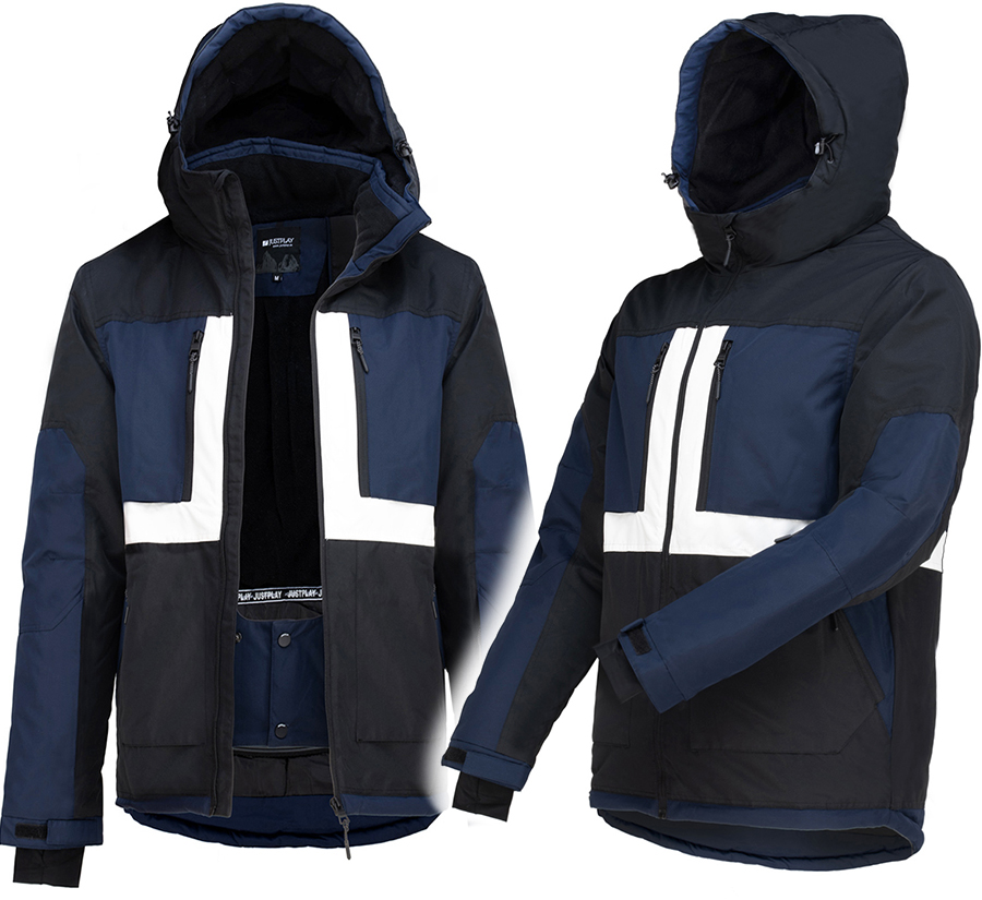 Just Play Pánská Teplá Zimní Bunda Na Lyžování Na Sjezdovku Snowboard XXL
