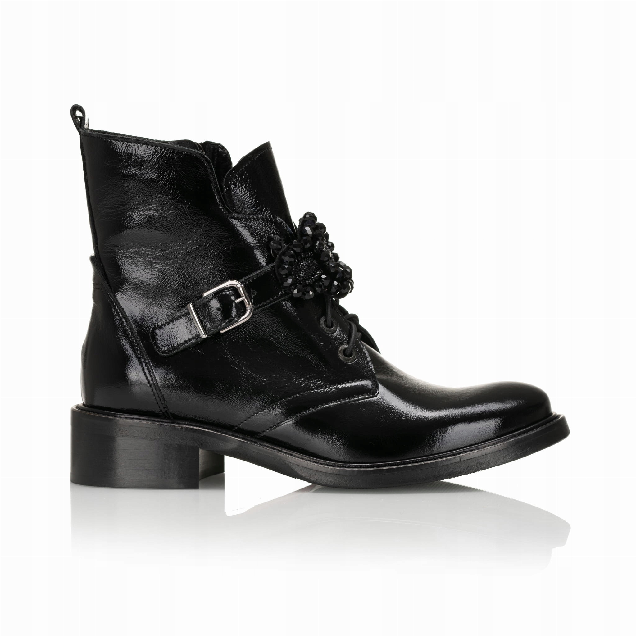 Dámské kotníkové boty Higo 2608 černé 40, Černá