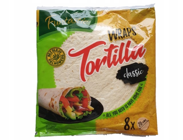 

Tortilla Funtastic Wraps Pszenna 20 cm 8 szt