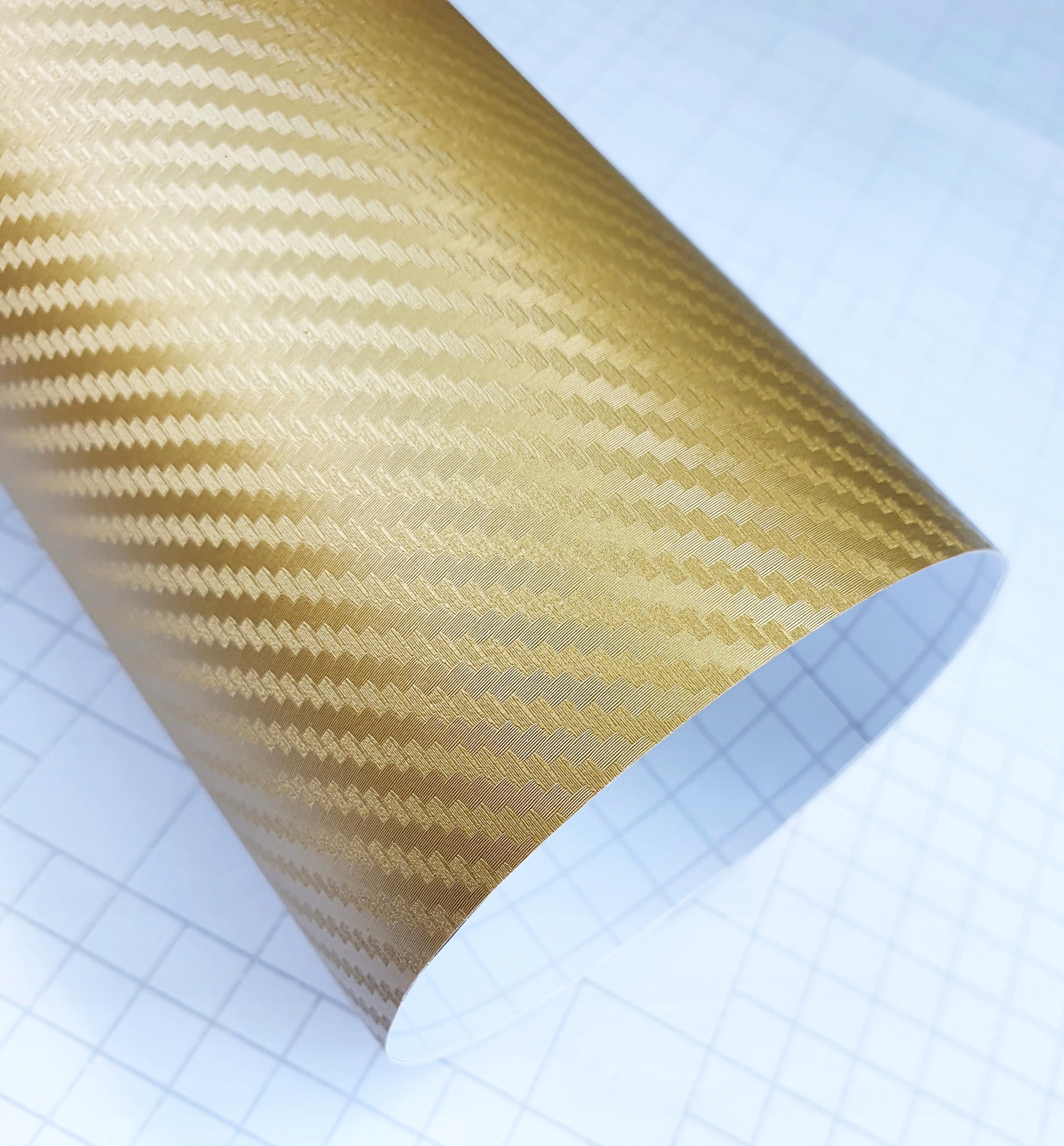 

Folia 3D Premium Okleina Carbon 152x60 cm Złota