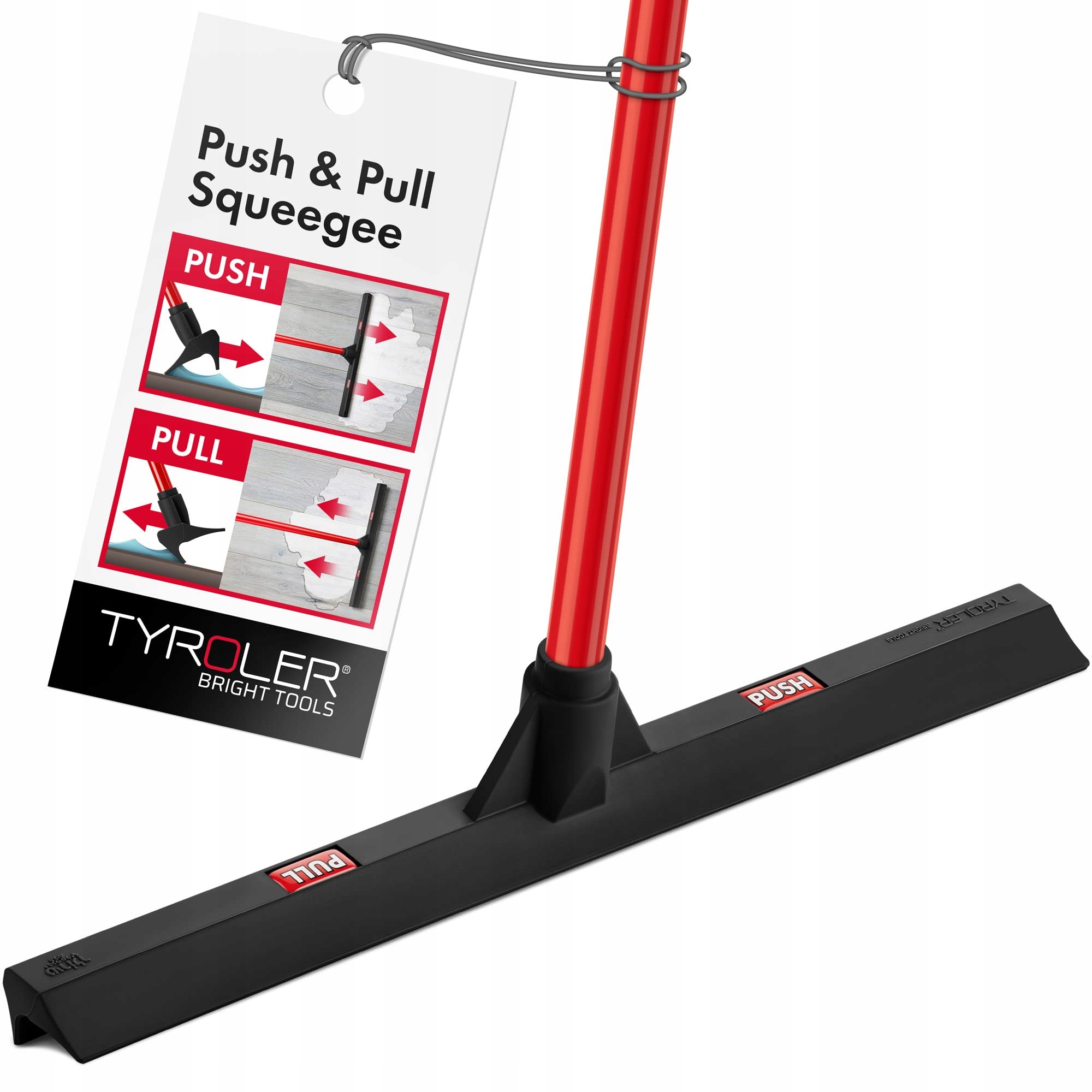 Levně Tyroler Bright Tools Stěrka Kaučukové pero 44 cm na stahování vody