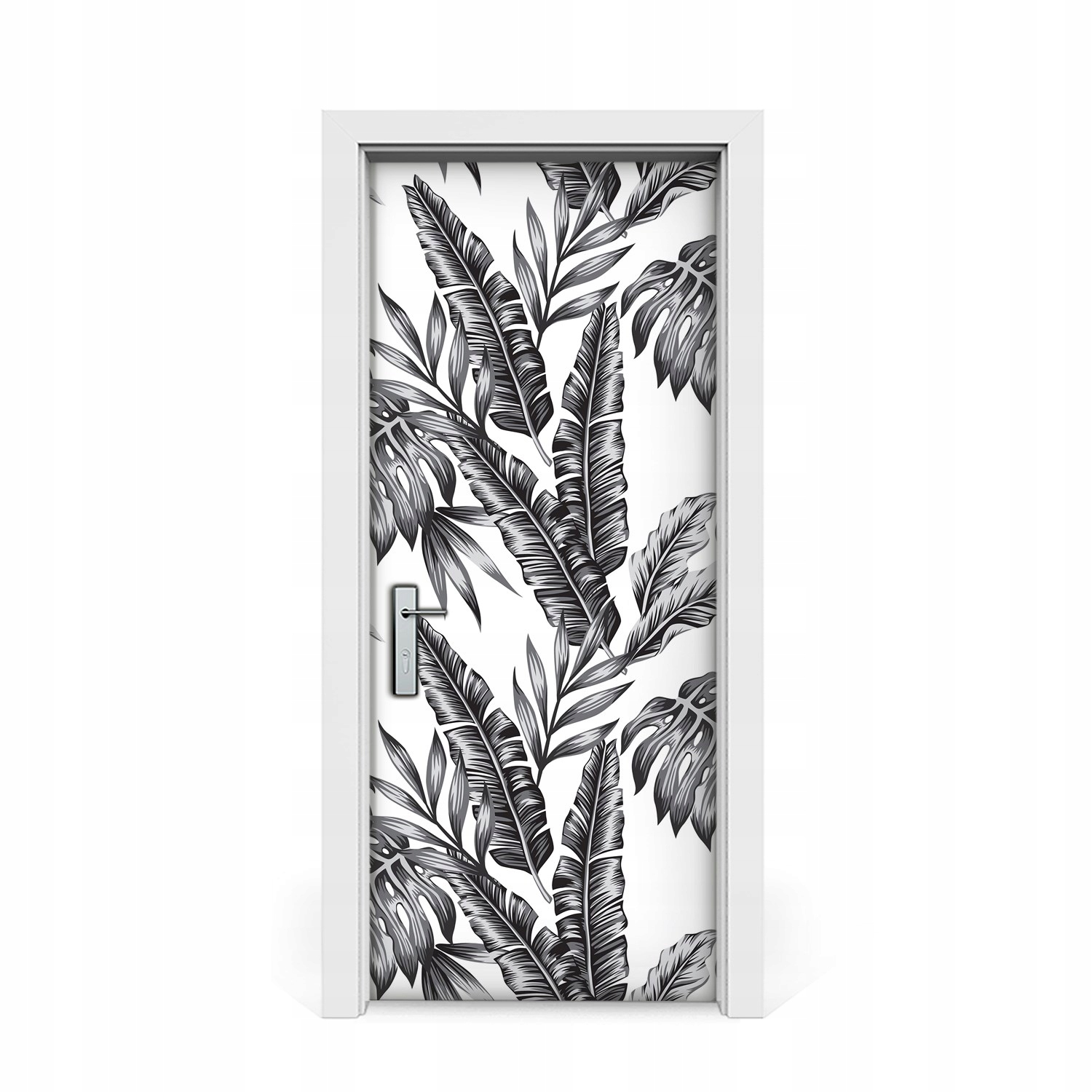 

Naklejka na drzwi okleina Liście palmowe 85x205