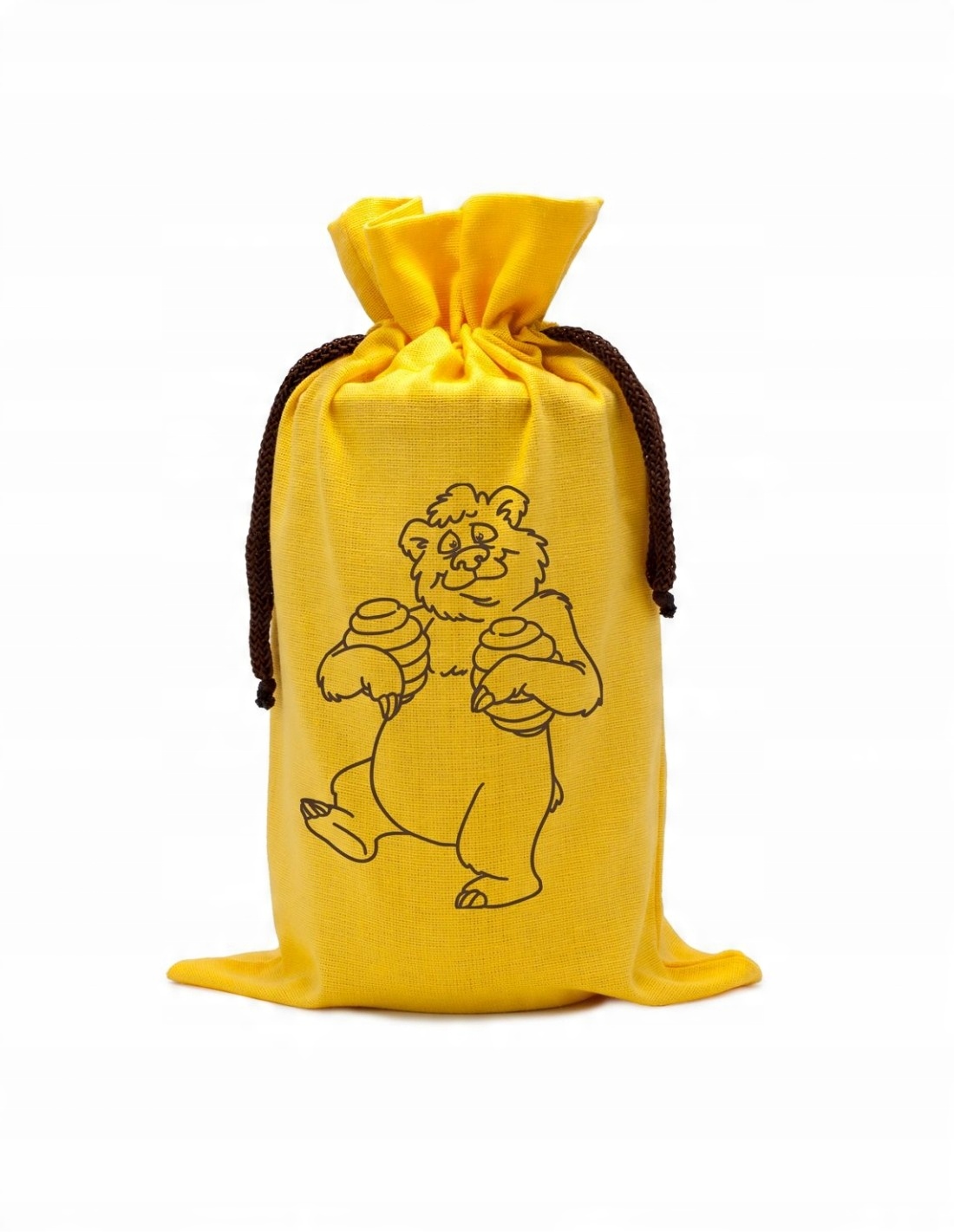 

Woreczek żółty na słoik 900ml wzór z niedźwiadkiem