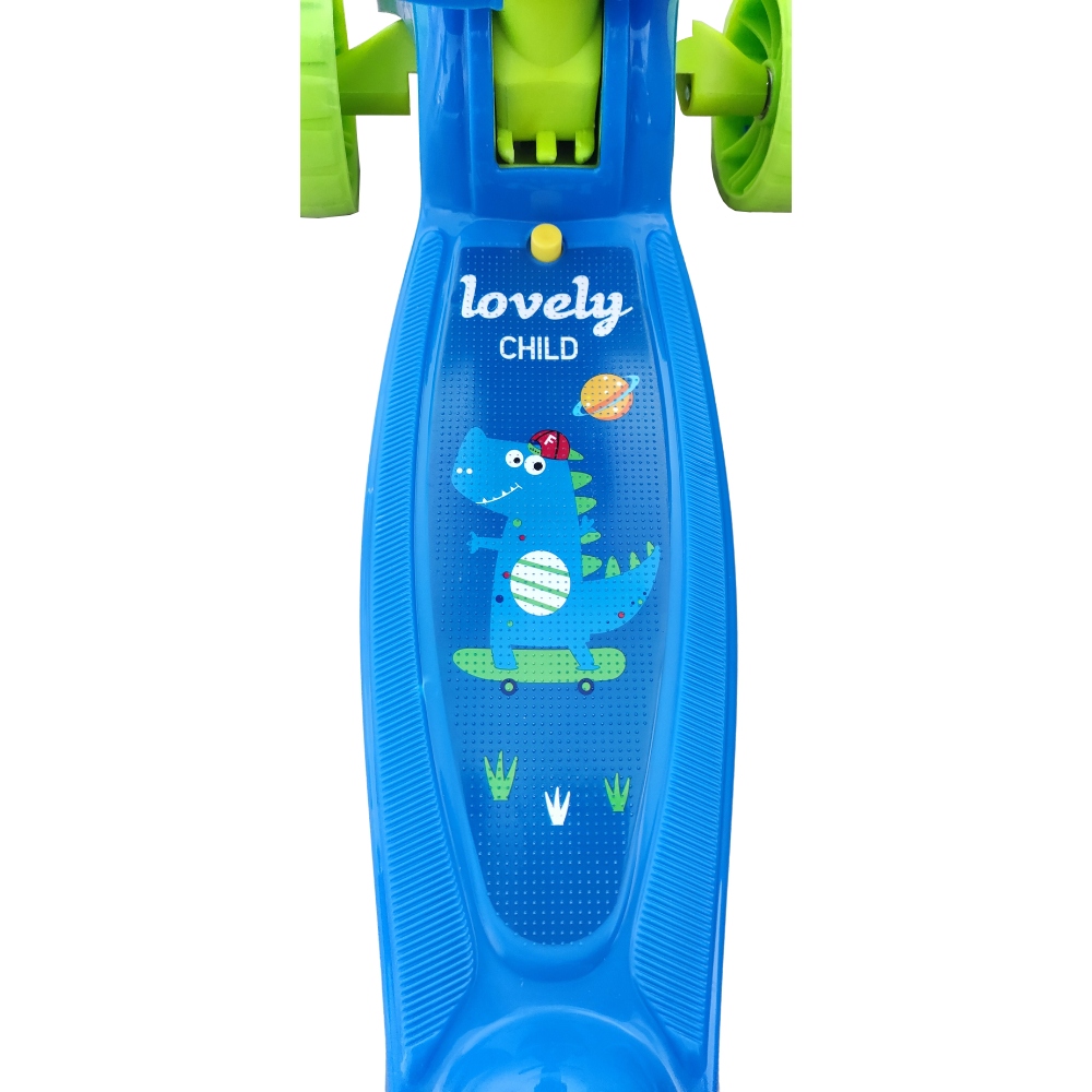 HULAJNOGA TRÓJKOŁOWA DLA DZIECI ŚWIECĄCA SKŁADANA Marka DDK