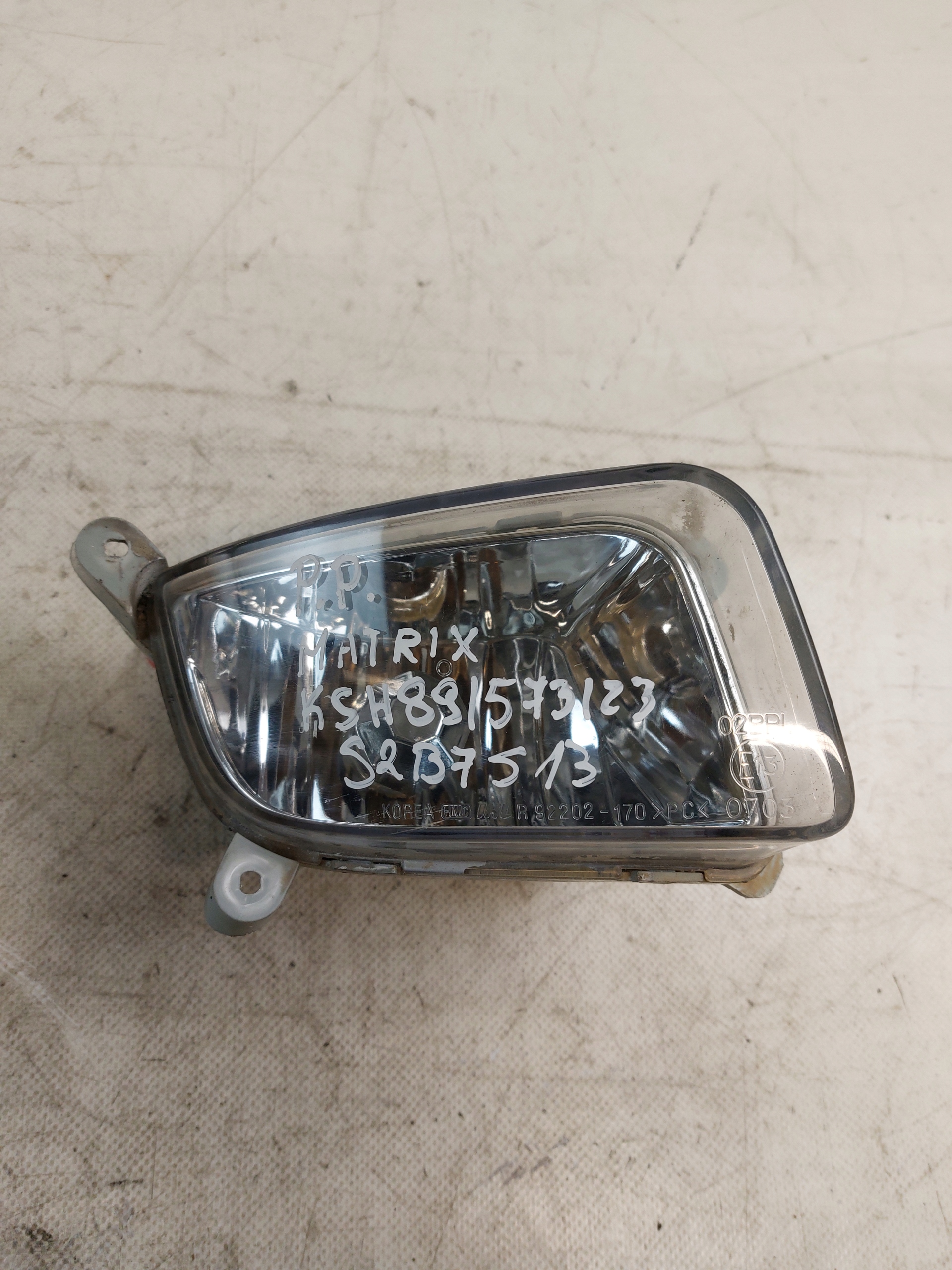 fog light right front HYUNDAI MATRIX