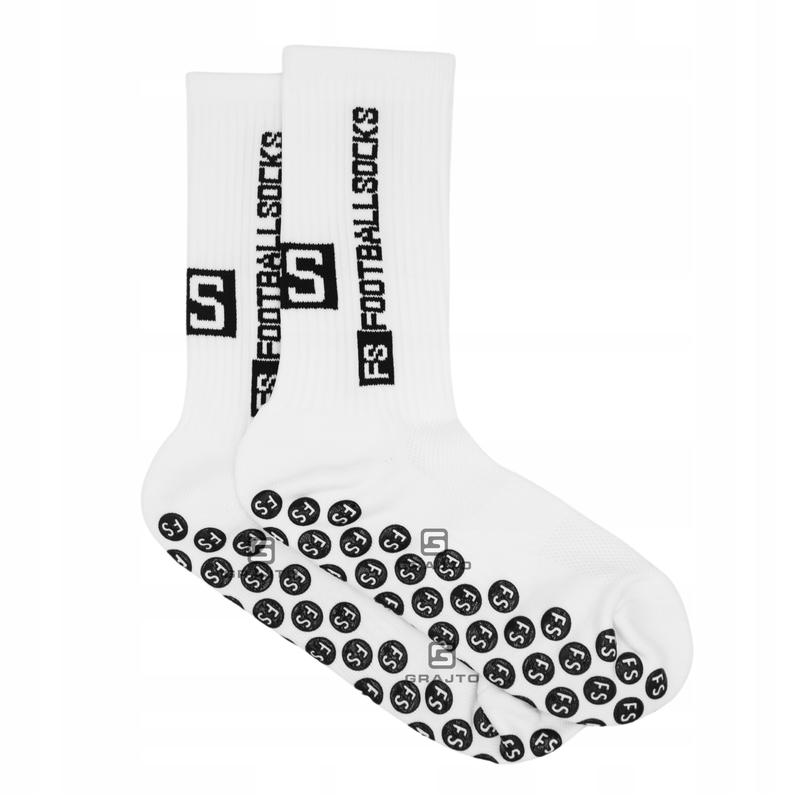 Skarpety antypoślizgowe piłkarskie R. 43-47 StarS SockS Białe EAN (GTIN) 5906708453986