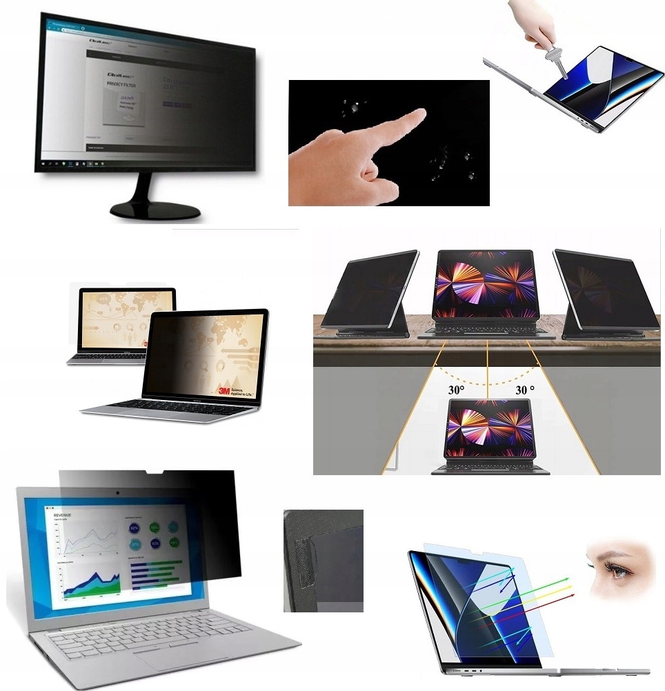 Filtr Antyrefleksyjny Do Ekranu Laptopa 13'' Cali