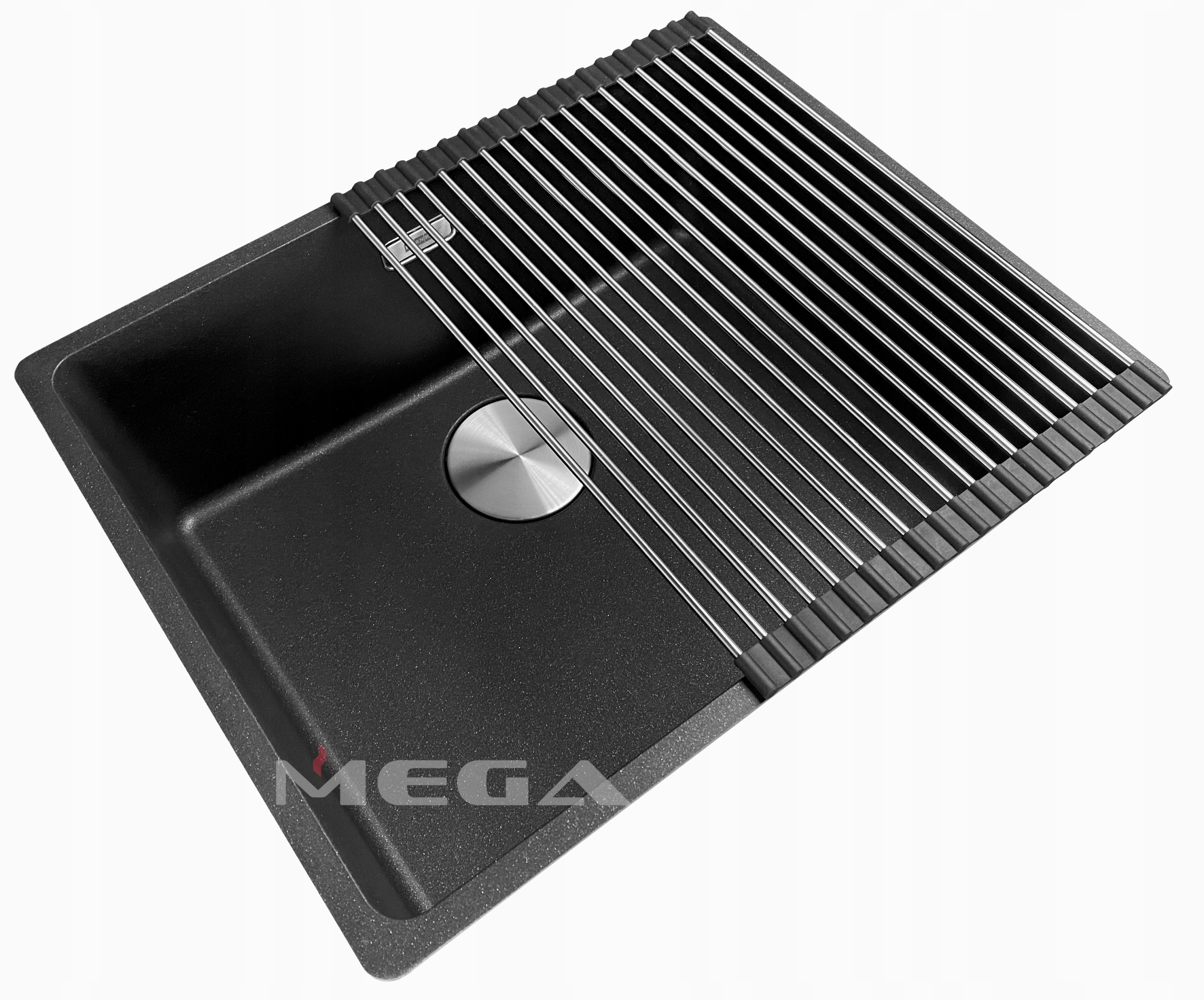 ZLEW PODWIESZANY FRANKE MARIS MRG 110-62 CZARNY + AKCESORIA M04 Kolor czarny