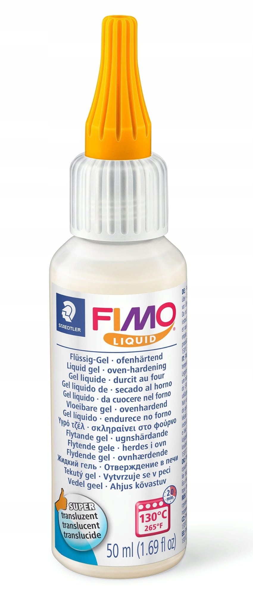 FIMO LIQUID żel, MODELINA W PŁYNIE 50ml bezbarwny termoutwardzalny