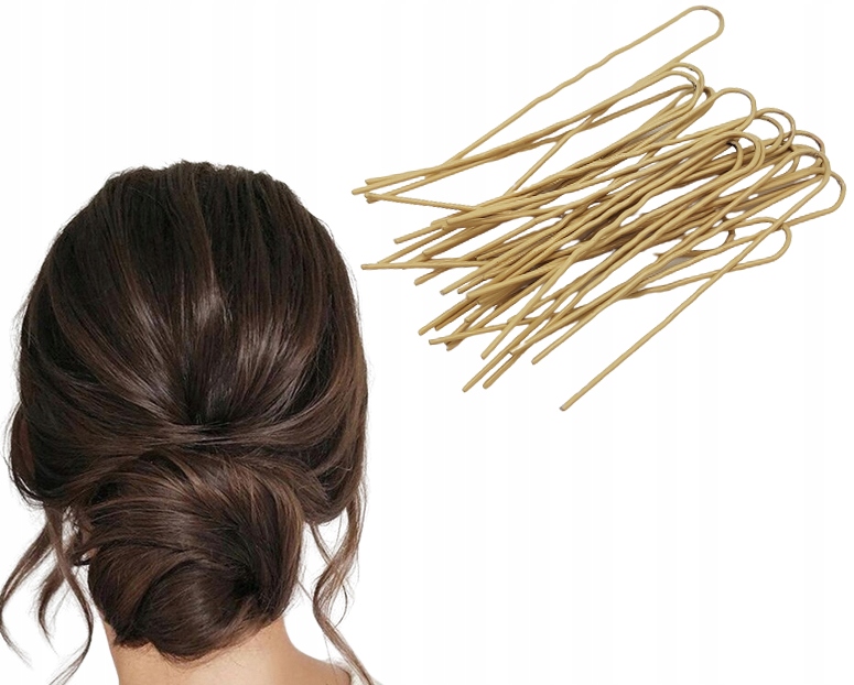 FRYZJERKI KOKÓWKI SZPILKI DO WŁOSÓW WSUWKI 20szt
