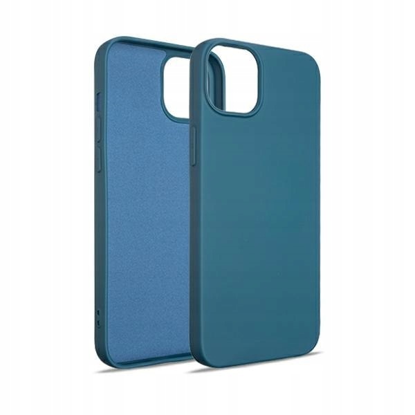 Beline Etui Silicone iPhone 15 Plus6.7" niebieski/blue