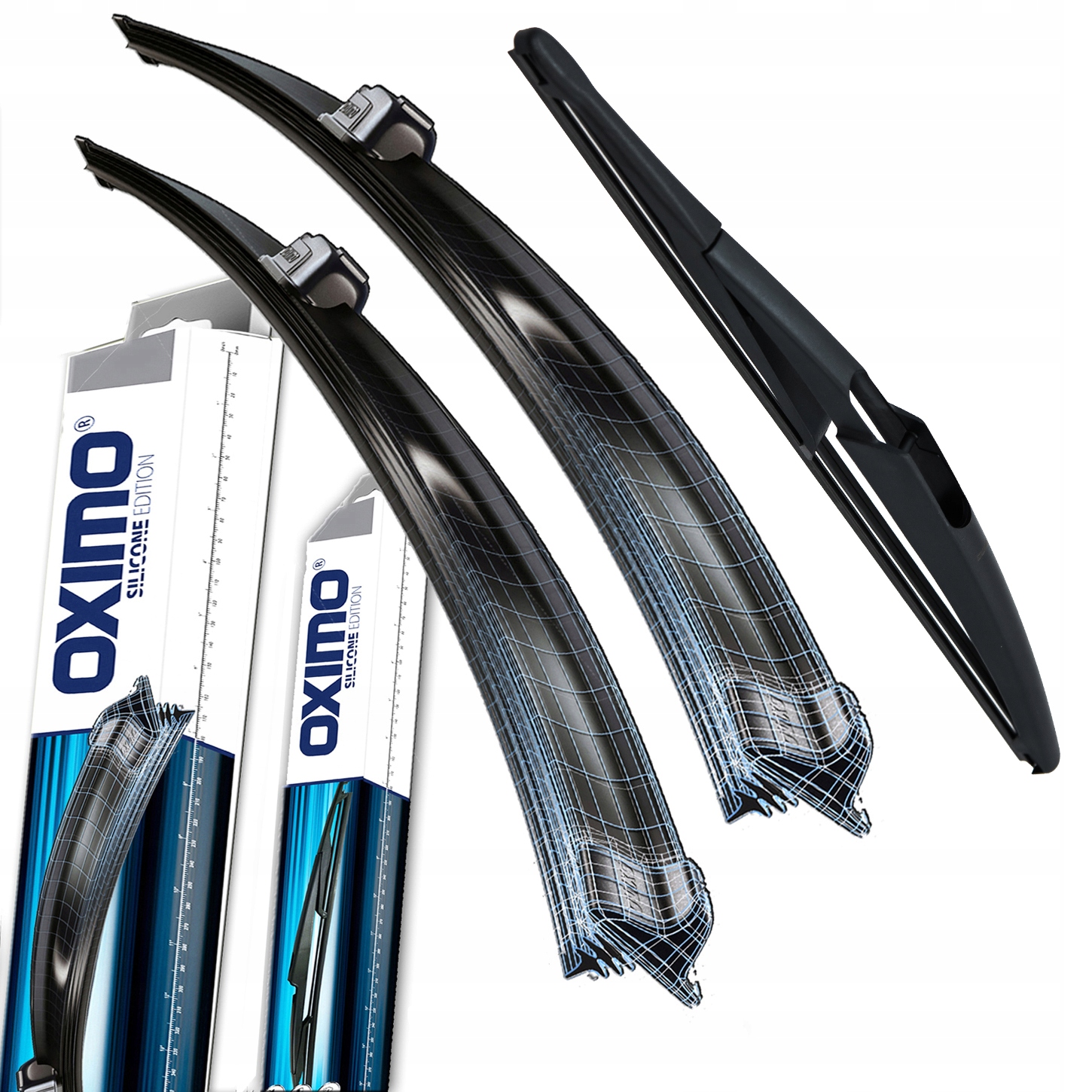 

Wycieraczki Przód+tył Citroen C3 Picasso Mpv 2010-