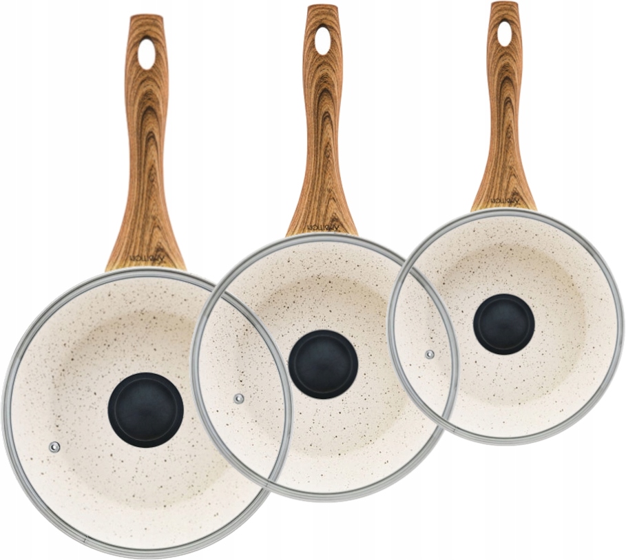 

Patelnie 20/24/28cm Nature Ambition+Pokrywki