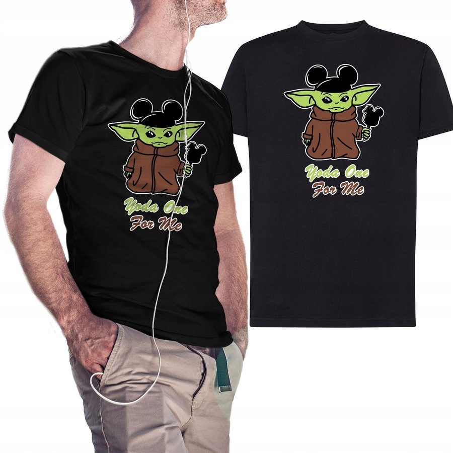 

Koszulka męska Mandalorian Yoda One For Me XL