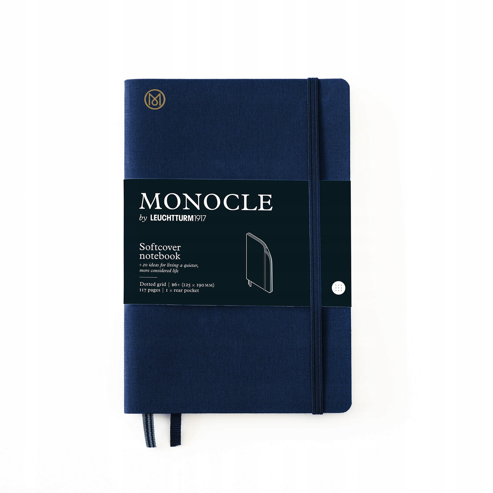 Notatnik Monocle by Leuchtturm1917 Paperback B6+, Miękka Oprawa, Kropki, Gr