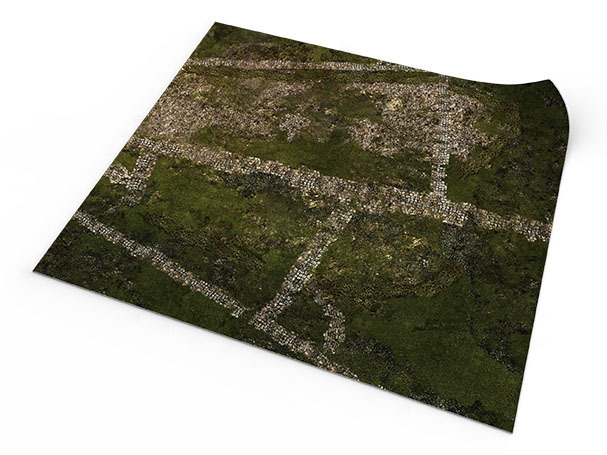 Mata kompatybilna z grą Warmachine & Hordes - Rozdroża 122x122 cm